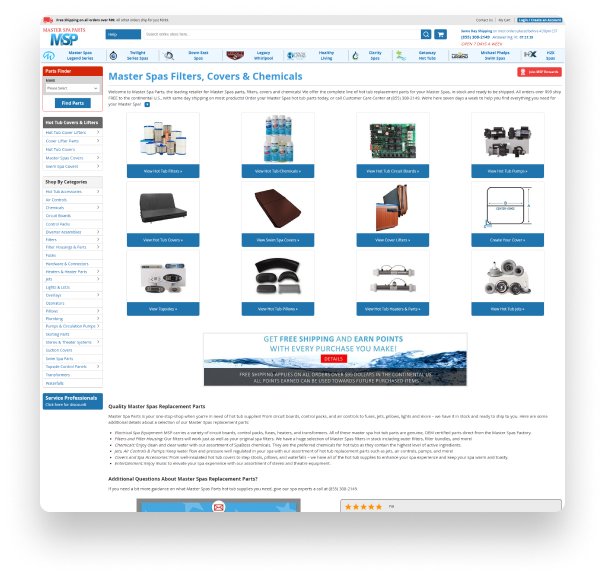 Spa Parts
