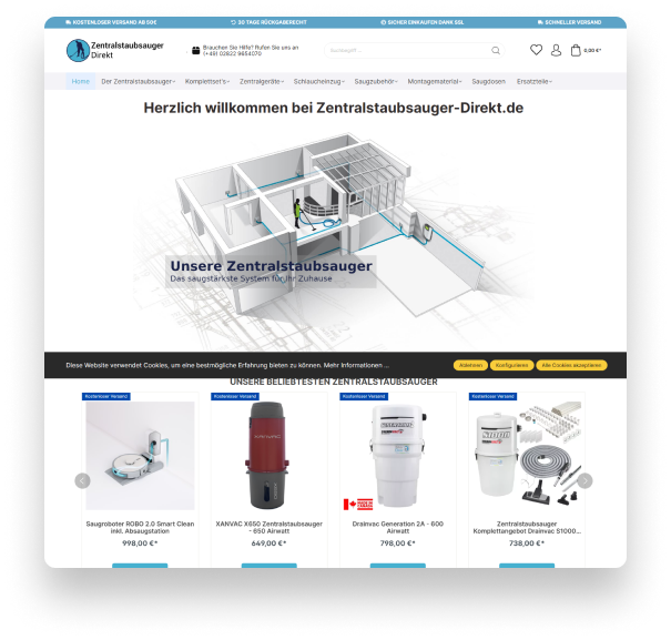 Zentralstaubsauger